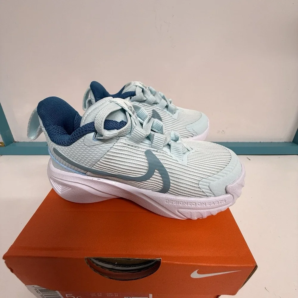 Nike Star Runner 4 NN Size 5c Toddler Shoes Glacier Blue New